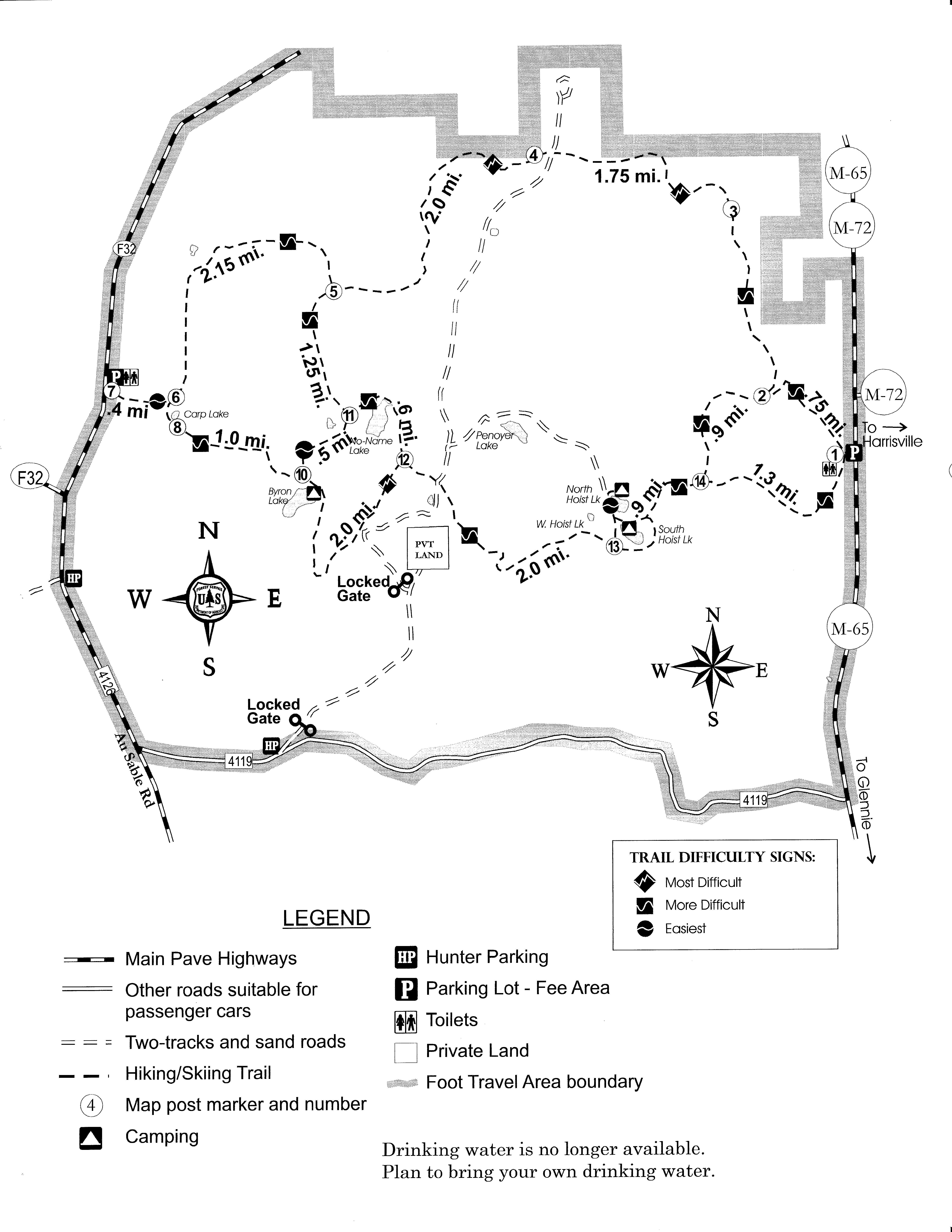 Hoist Lake Trail Map Things To Do